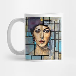 stained glass with  Monica Mug